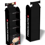 Espositore da terra Smart in polipropilene alveolare