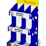 Espositore in plastica a ripiani SERIARS