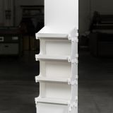 Espositore a ripiani in polipropilene SERIARS