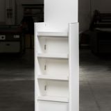 Espositore da terra in polipropilene a ripiani