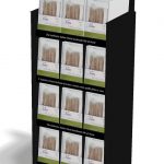 Espositore in polipropilene da terra