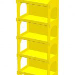 Espositore da terra Smart in polipropilene alveolare