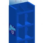 Espositore da terra in plastica SERIARS