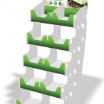 Espositore a ripiani in plastica SERIARS