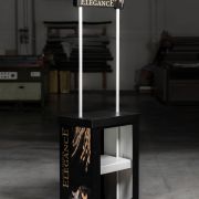 Banchetto promo in polipropilene per punti vendita