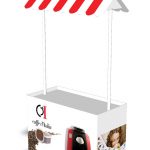 Banchetto promozionale in polipropilene SERIARS