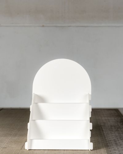 Espositore da banco con ripiani a scalare “Base”