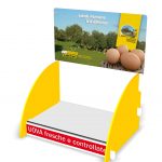 Espositore da banco in plastica ad un piano SERIARS