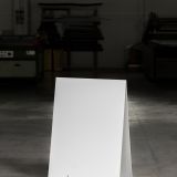 Cavalletto promozionale per affissioni in polipropilene