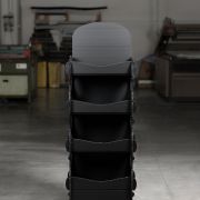 Espositore a ripiani componibile in plastica SERIARS