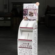 Espositore per riviste e cataloghi in plastica stampabile SERIARS